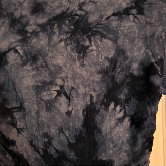 Princess Polly Dark Blue Tie-Dye Crop Top - Picture 3 of 6